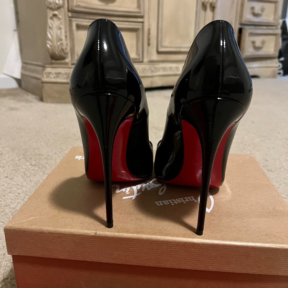 Christian Louboutin So Kate 120 Patent Black